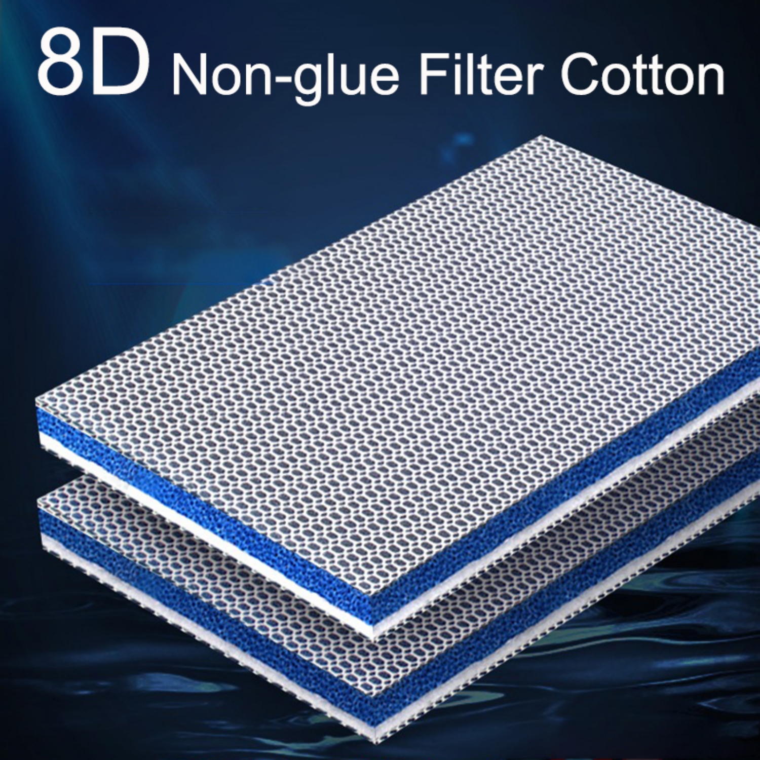 Aquarium Fish Tank Cleaner - Aquarium 8D Sponge Fish Pond Filter