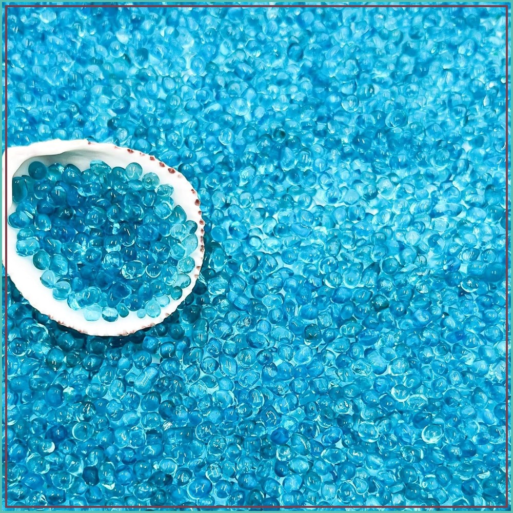 Aquarium Fish Glass - 2.2 Lbs Small Aquarium Substrate Gravel