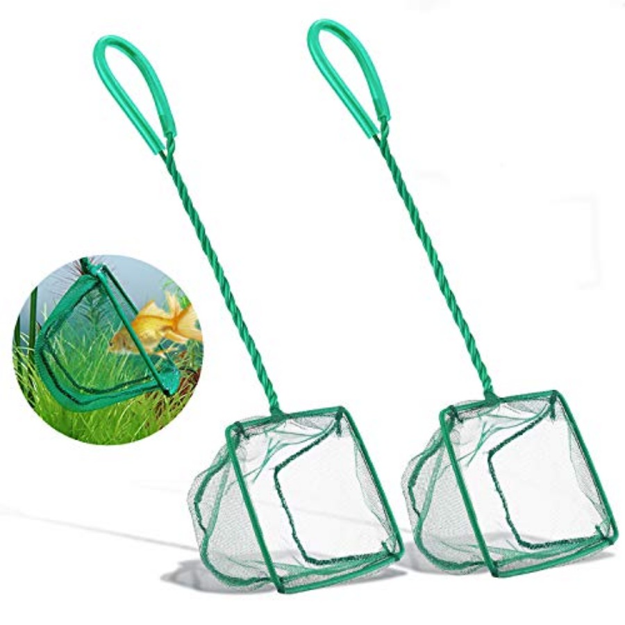 Aquarium Fish Green - Aquarium Fish Nets, 4 Inch Small