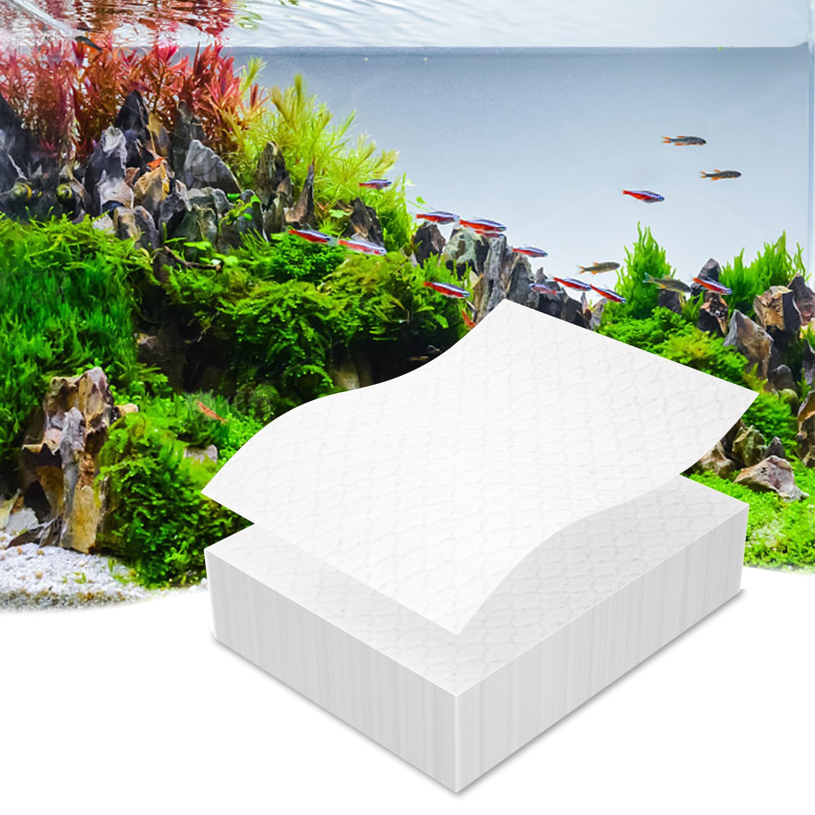 Aquarium Fish Glass - Aquarium Filter Sheets for Water Filtration,Make