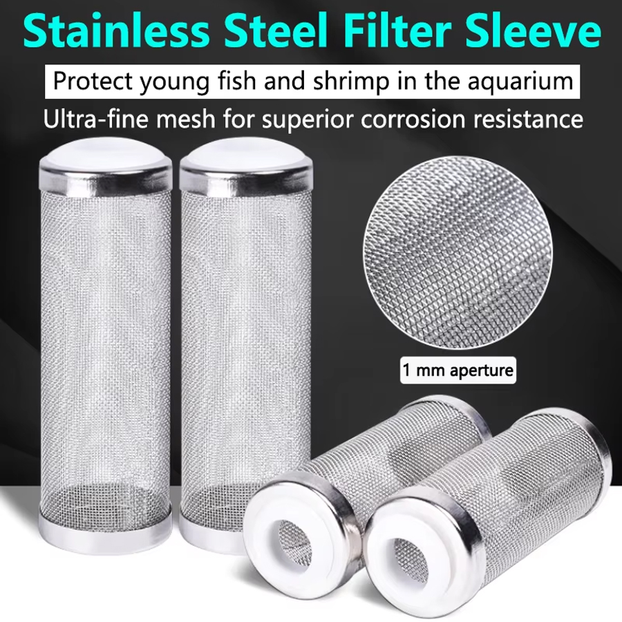 Aquarium Fish Net - 1PC Stainless Steel Filter S/L Size