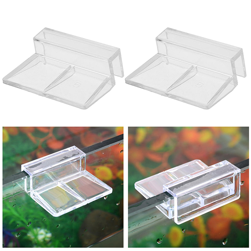 Aquarium Fish Glass - 4PCS Clear Acrylic Rimless Aquarium Fish