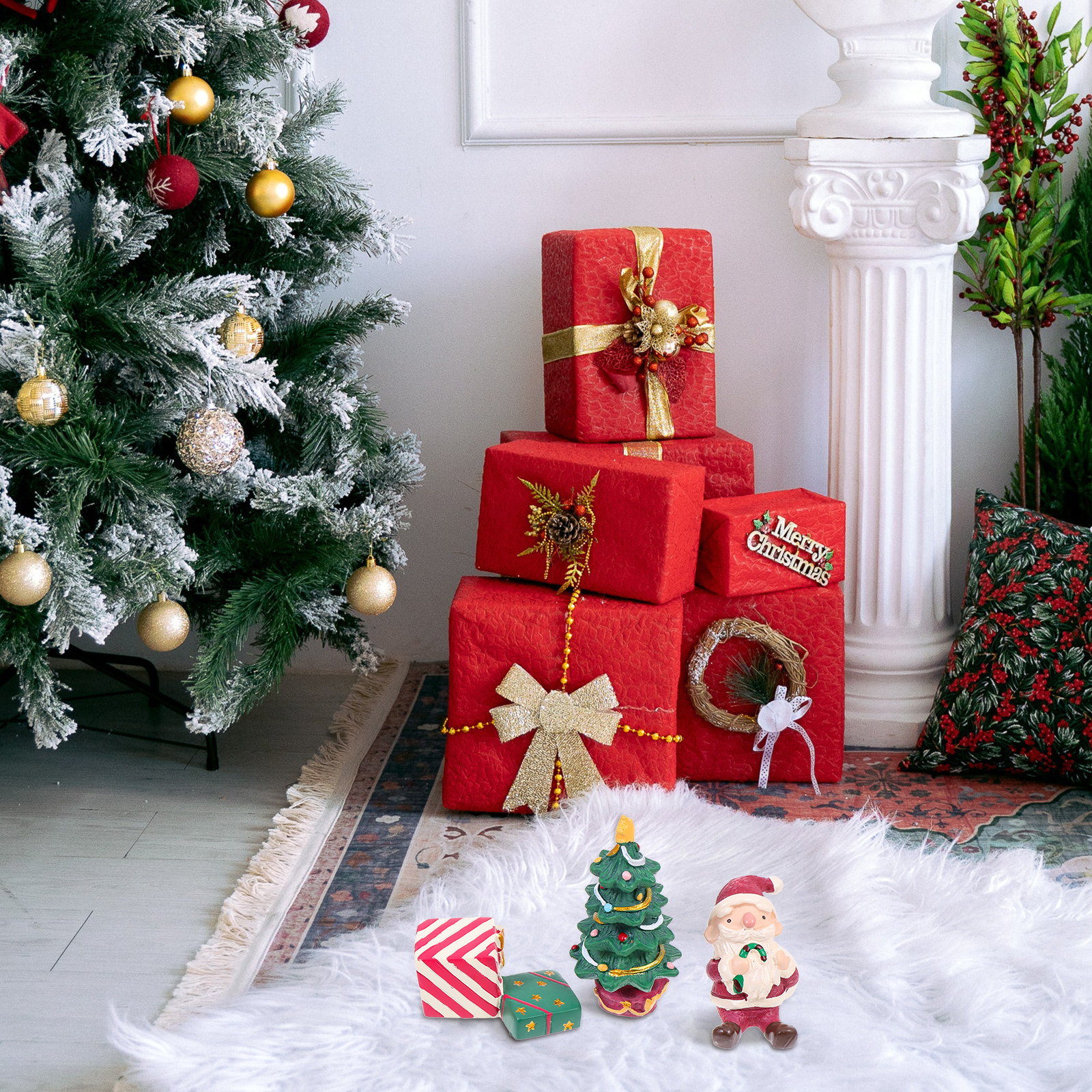 3Pcs Christmas Resin Desktop O - đánh giá và giá Aquarium Fish Restaurant