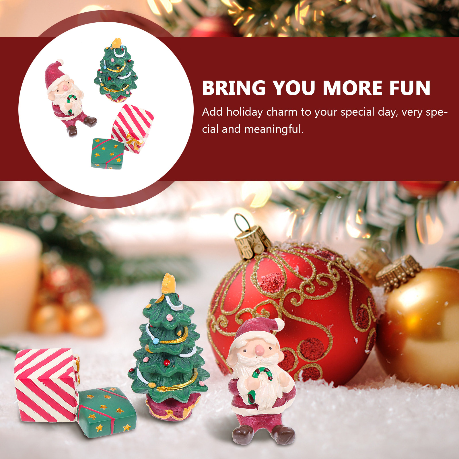 3Pcs Christmas Resin Desktop O - đánh giá và giá Aquarium Fish Restaurant