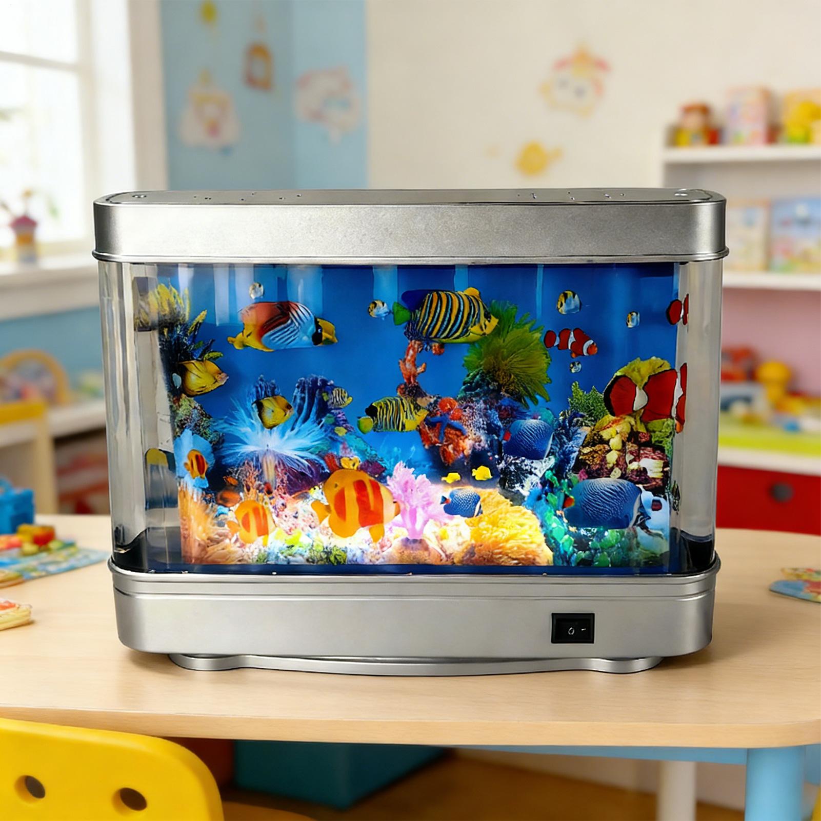 Artificial Fish Tank Room Desk - đánh giá và giá Aquarium Fish Restaurant
