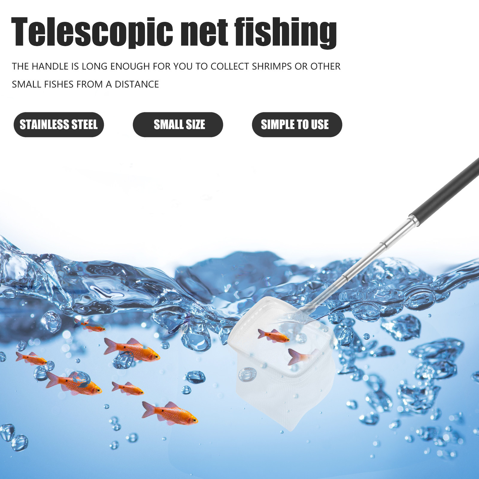 Durable Extendable Shrimp Net  - đánh giá và giá Aquarium Fish Net