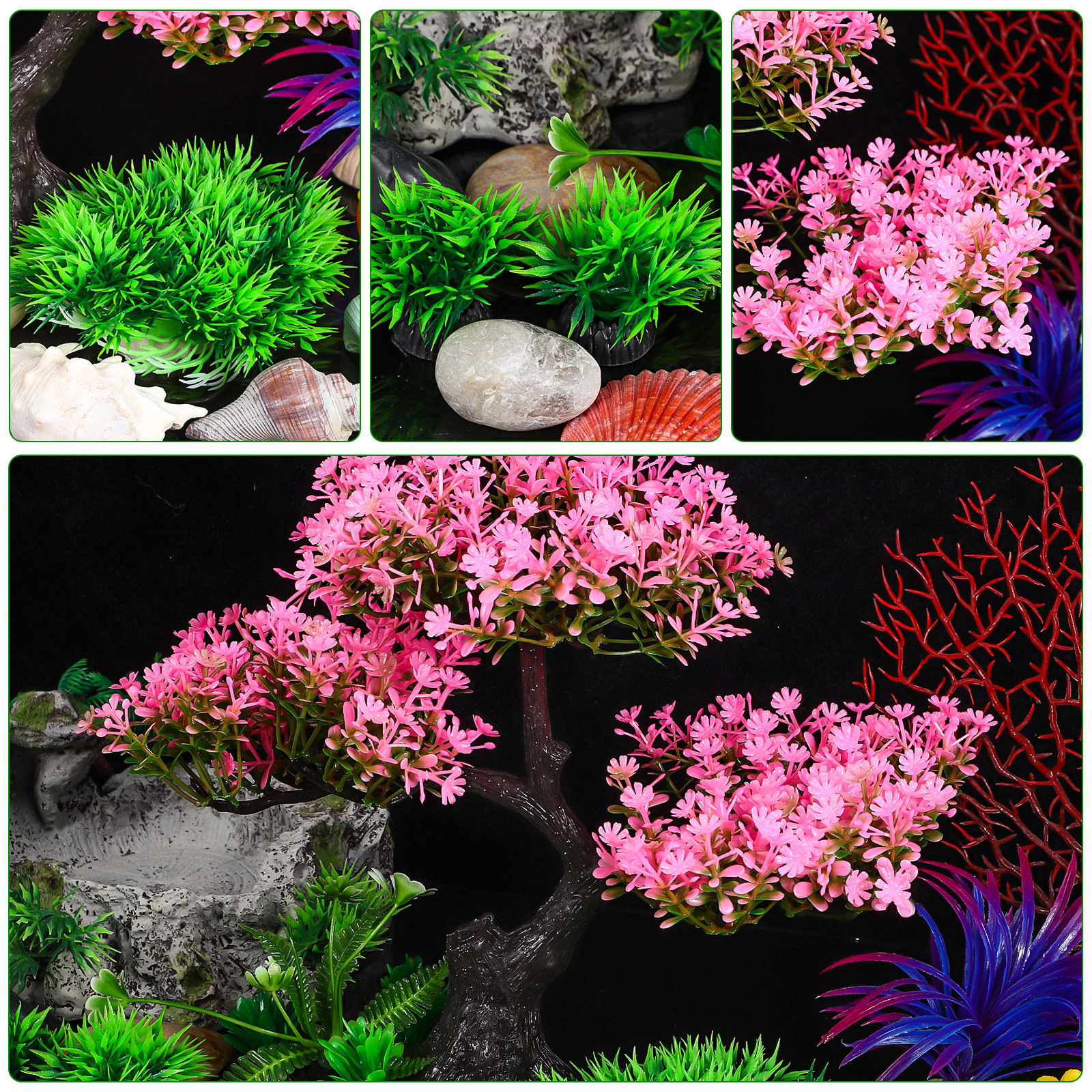 Artificial Plants Indoor Aquar - đánh giá và giá Aquarium Fish Cichlid