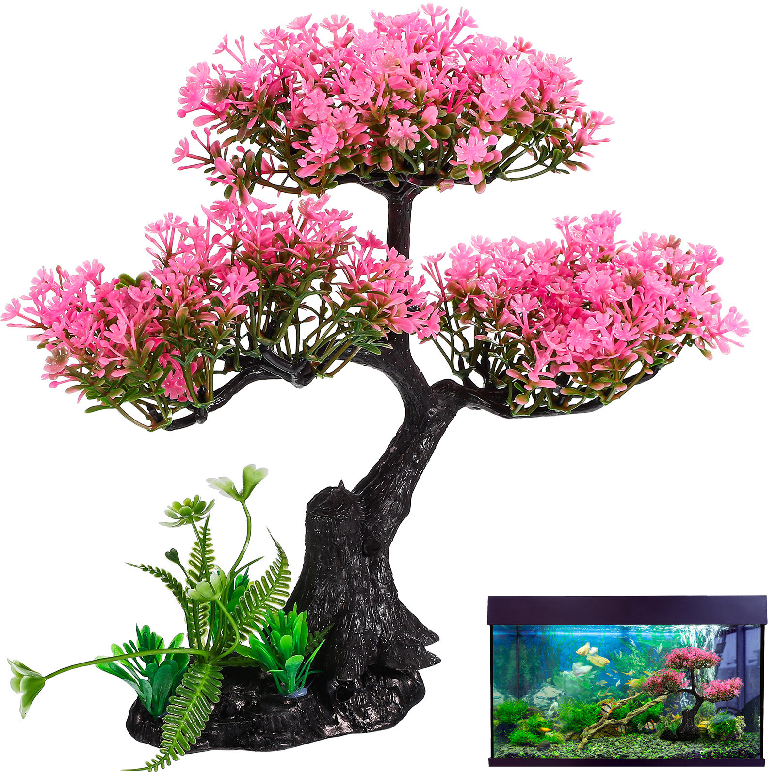 Artificial Plants Indoor Aquar - đánh giá và giá Aquarium Fish Cichlid