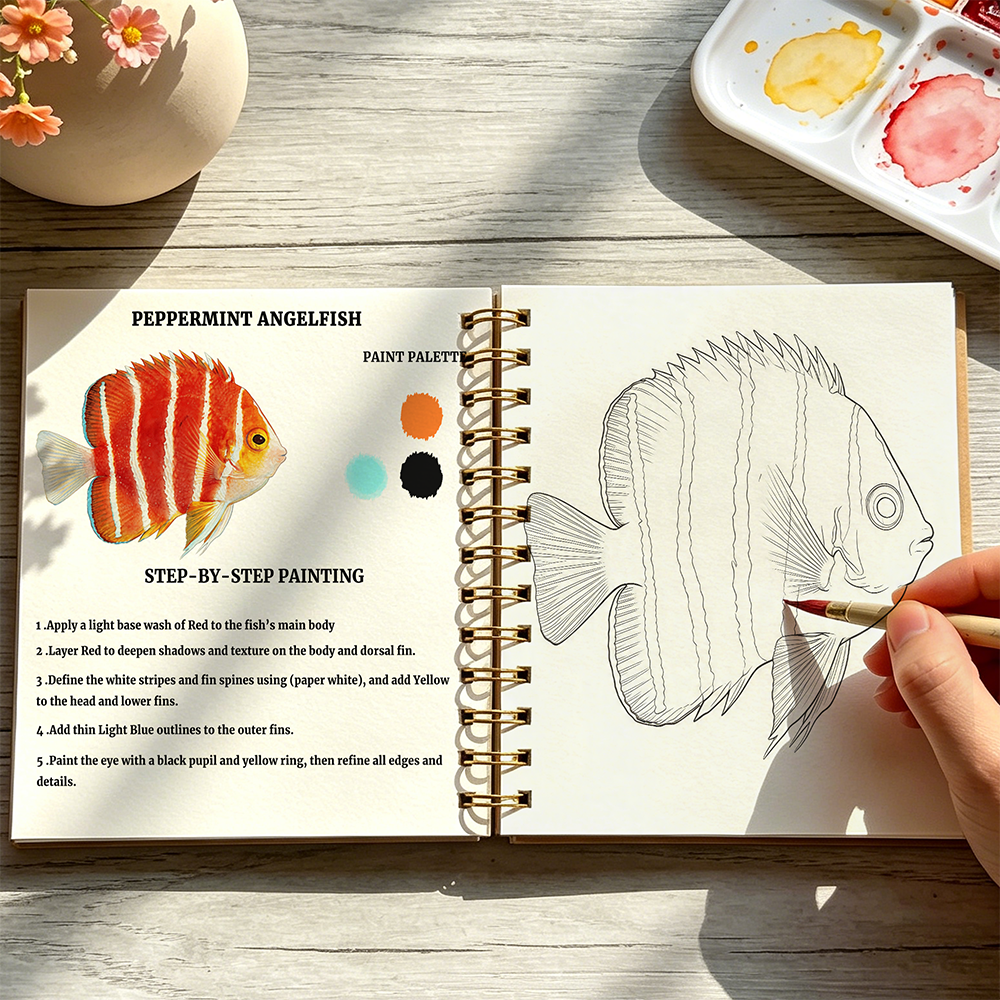 Watercolor Painting & Coloring - đánh giá và giá Fish Aquarium Guide