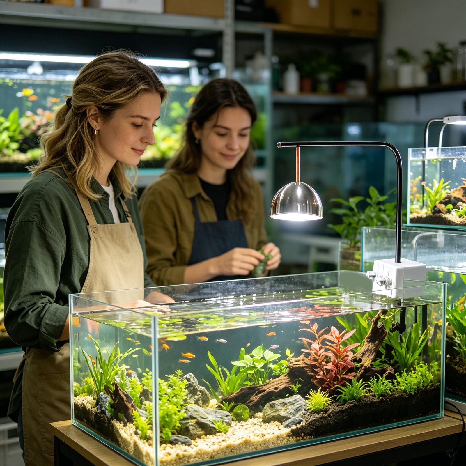 Aquarium Clip Light Waterproof - đánh giá và giá Aquarium Fish Restaurant