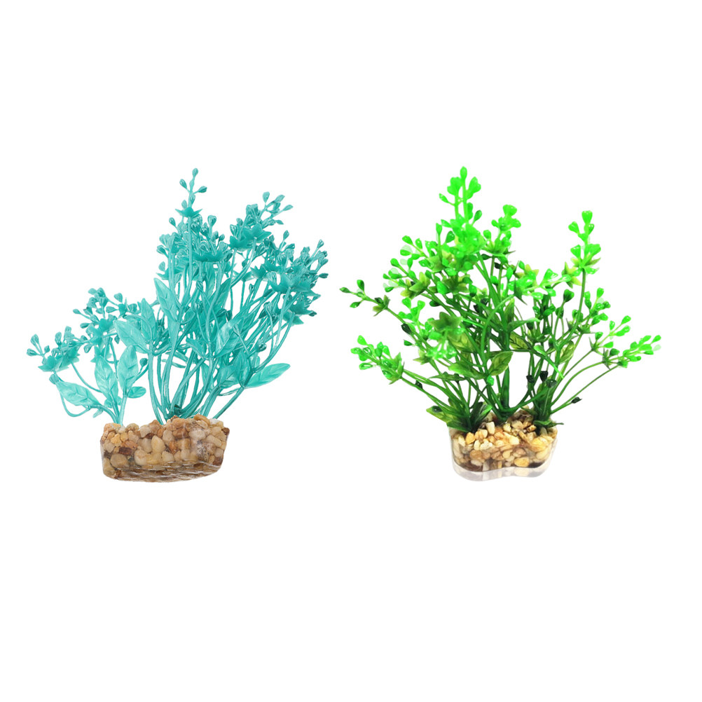 2Pcs Simulated Green Plastic A - đánh giá và giá Aquarium Fish Low Maintenance