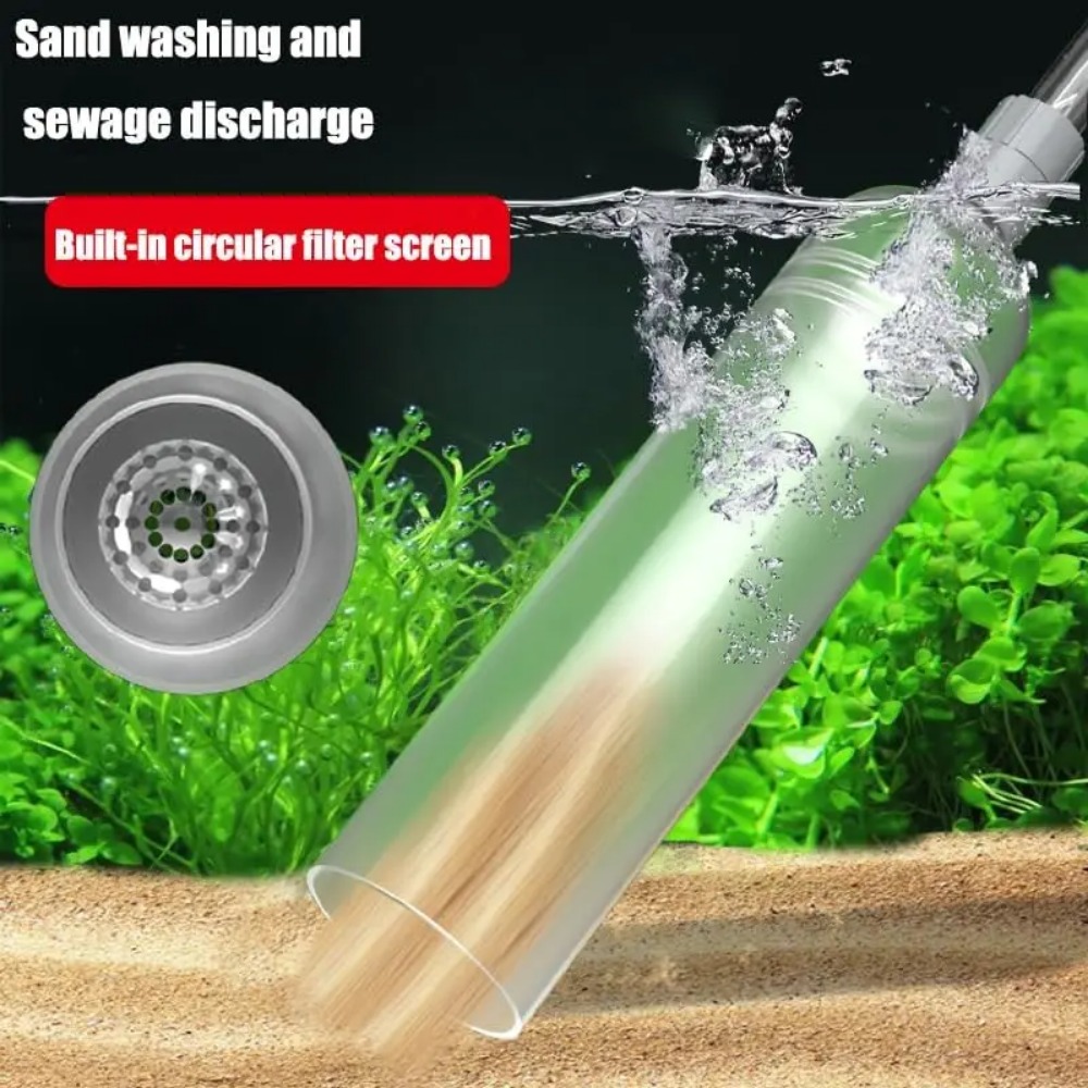 Aquarium Siphon Vacuum Cleaner - đánh giá và giá Aquarium Fish Net Small