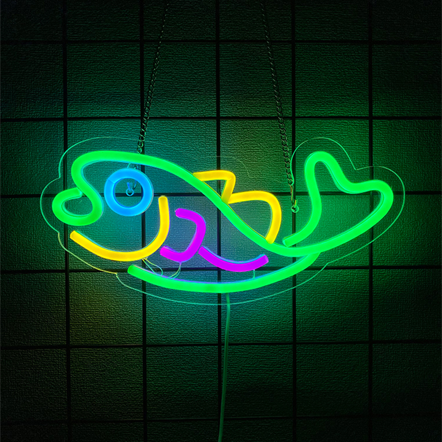 Fish Series Neon Sign For Wall - đánh giá và giá Aquarium Fish Restaurant