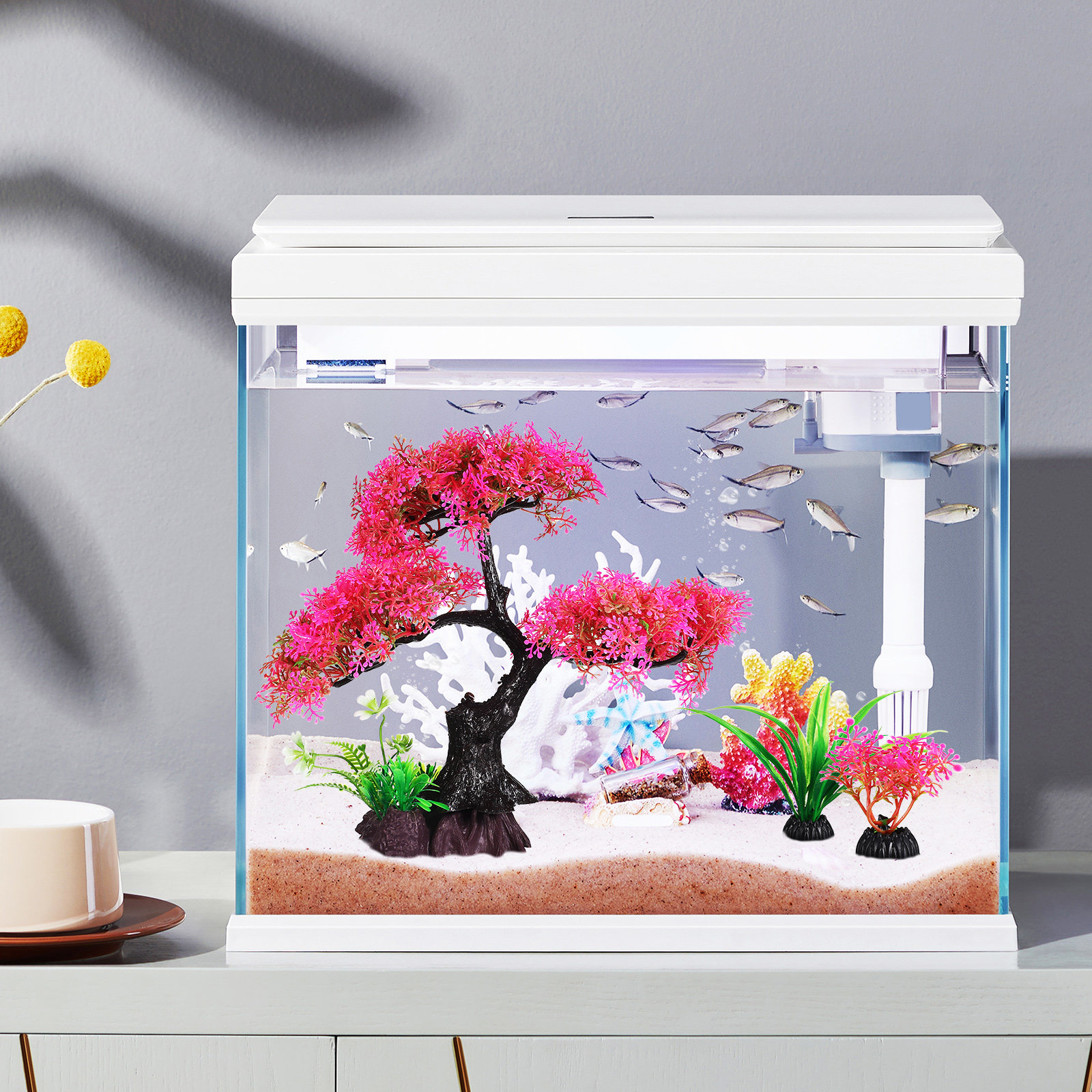 10Pcs Realistic Aquarium Plant - đánh giá và giá Aquarium Fish Low Maintenance