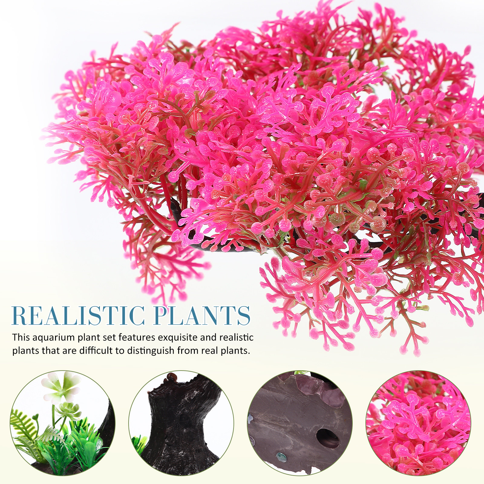 10Pcs Realistic Aquarium Plant - đánh giá và giá Aquarium Fish Low Maintenance