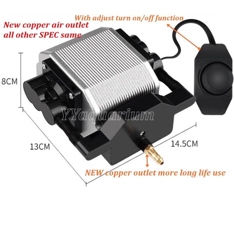 Ultra Quiet Aquarium Air Pump  - đánh giá và giá Aquarium Fish Restaurant