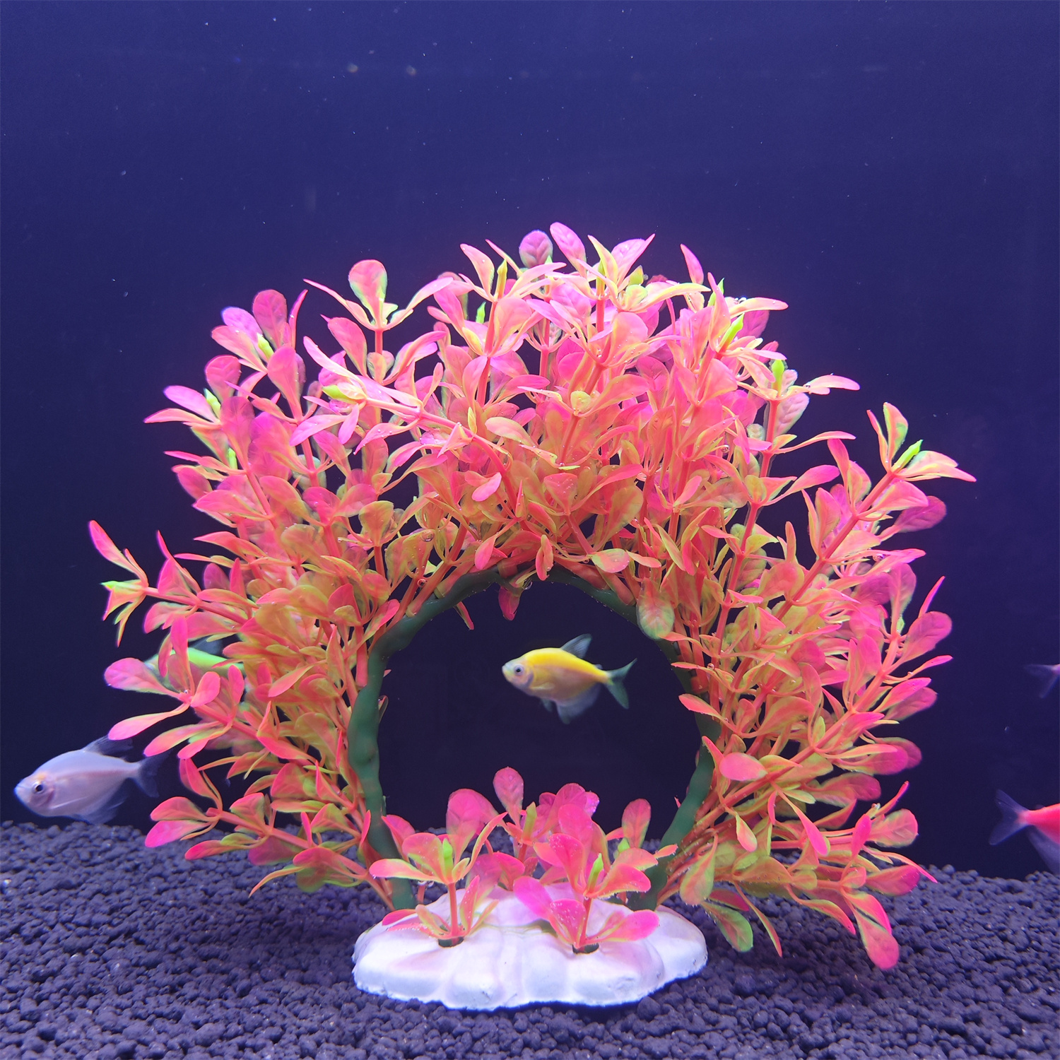Underwater Wreath Artificial U - đánh giá và giá Aquarium Fish Green