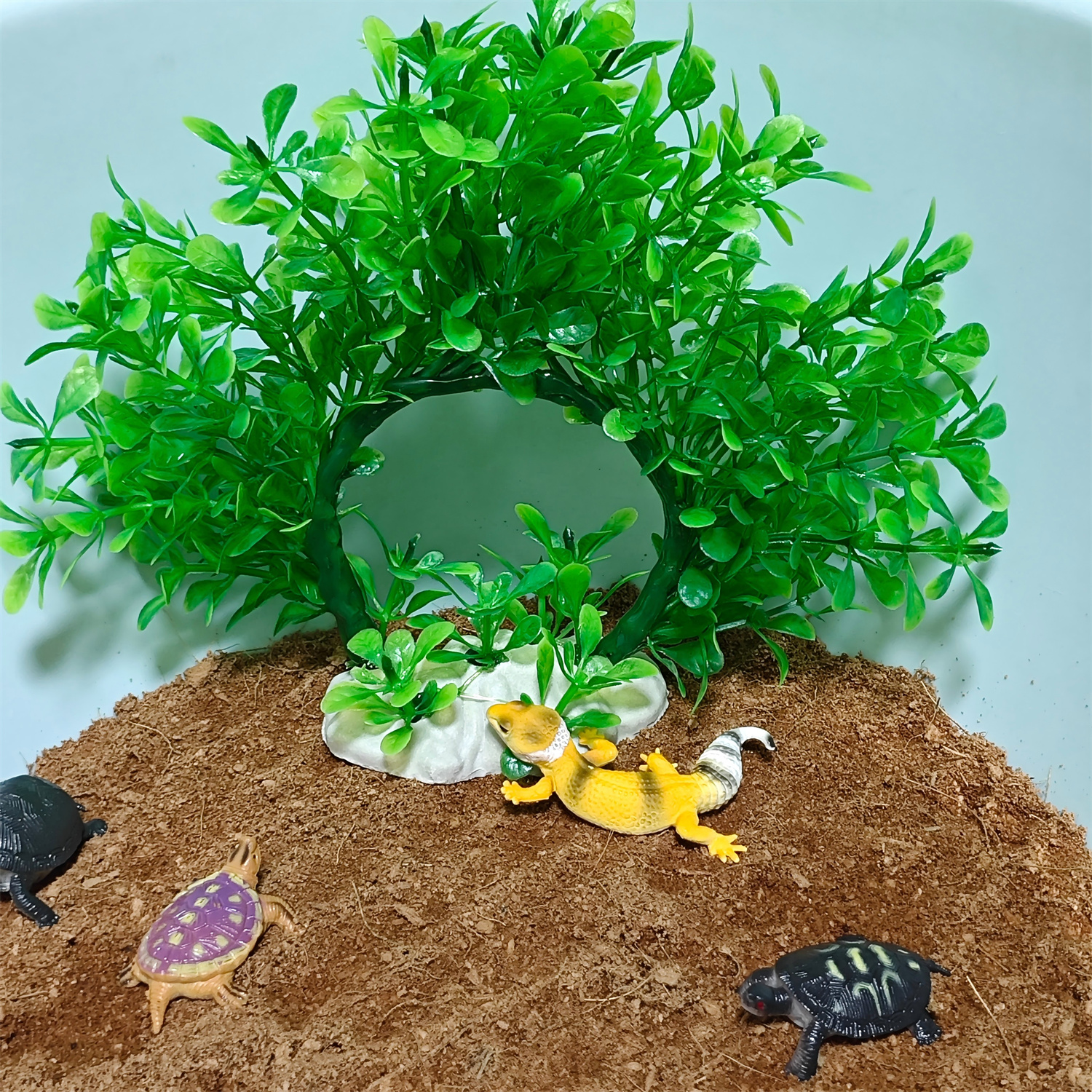 Underwater Wreath Artificial U - đánh giá và giá Aquarium Fish Green