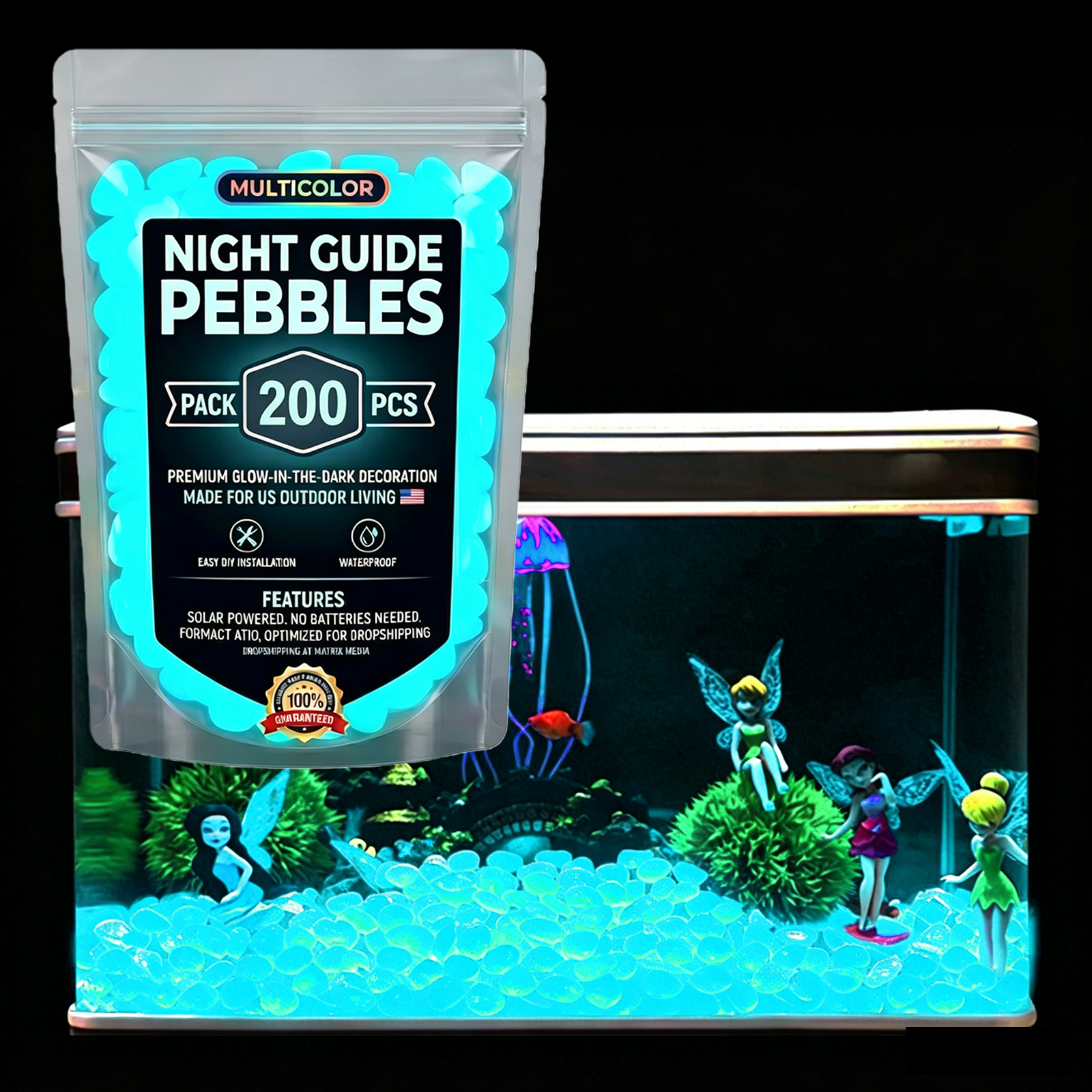 200/400/600/1000pcs Glow In Th - đánh giá và giá Fish Aquarium Guide