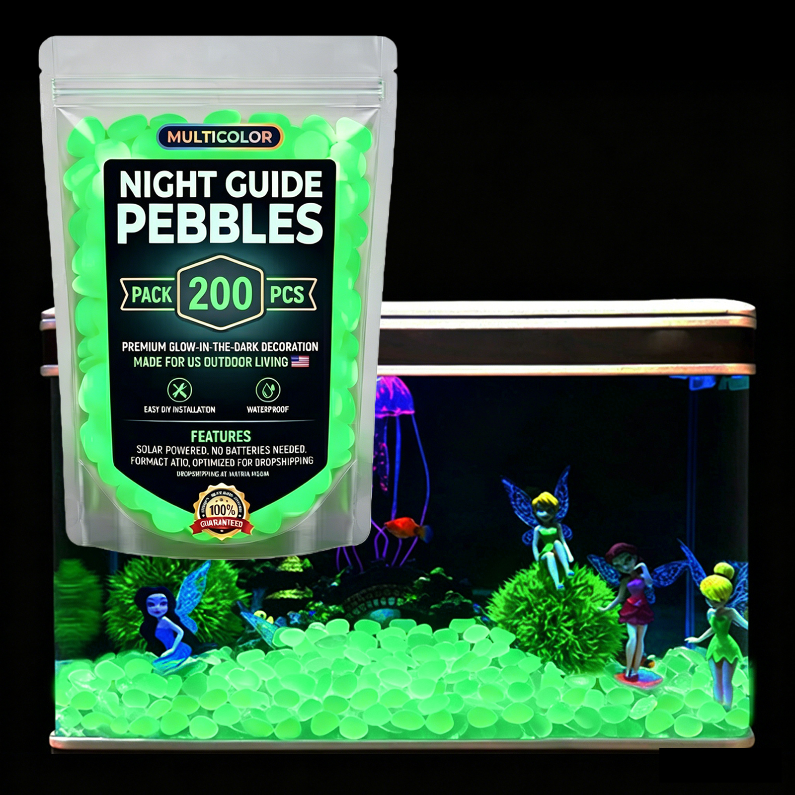 200/400/600/1000pcs Glow In Th - đánh giá và giá Fish Aquarium Guide
