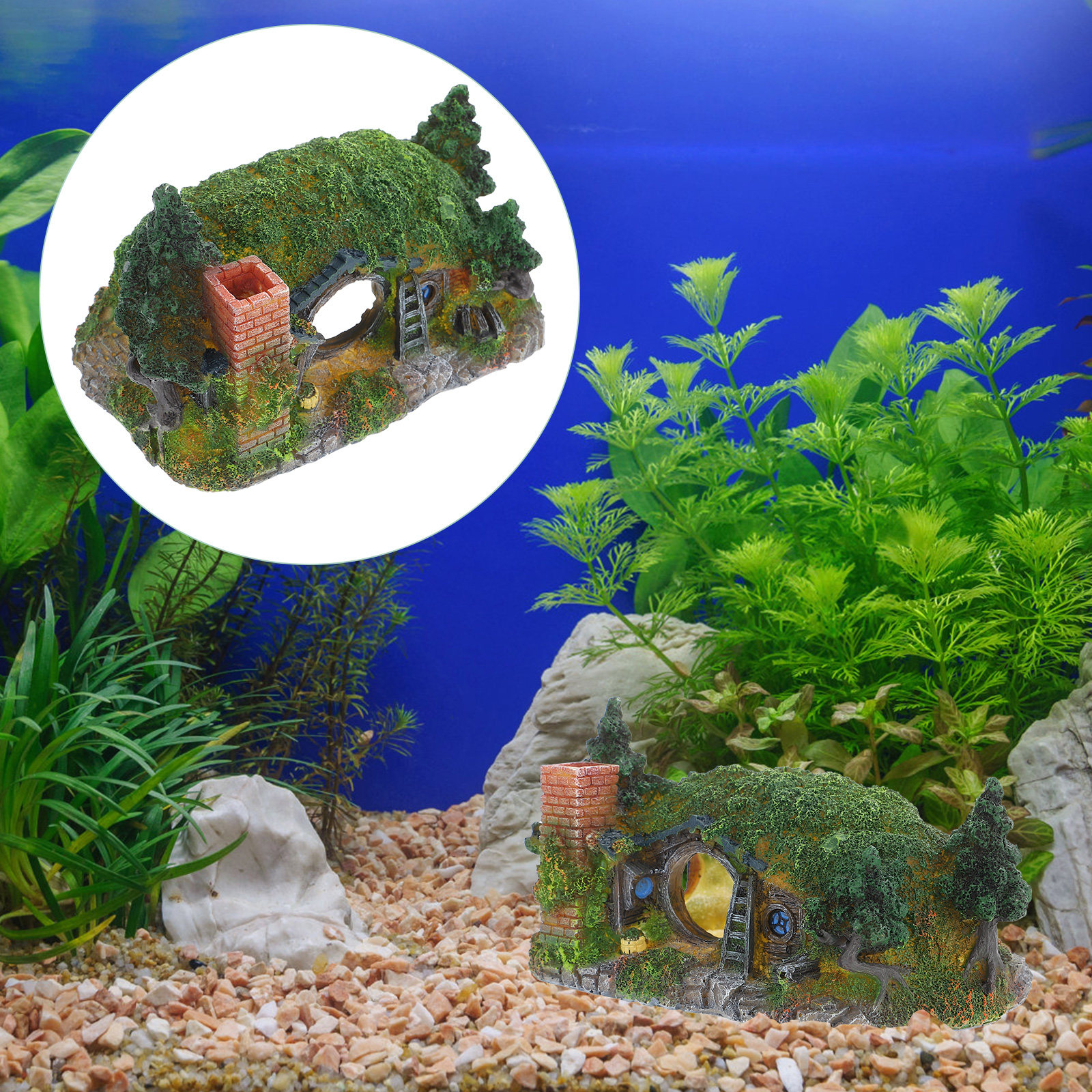 1Pcs Aquarium Ornament Resin F - đánh giá và giá Aquarium Fish Low Maintenance
