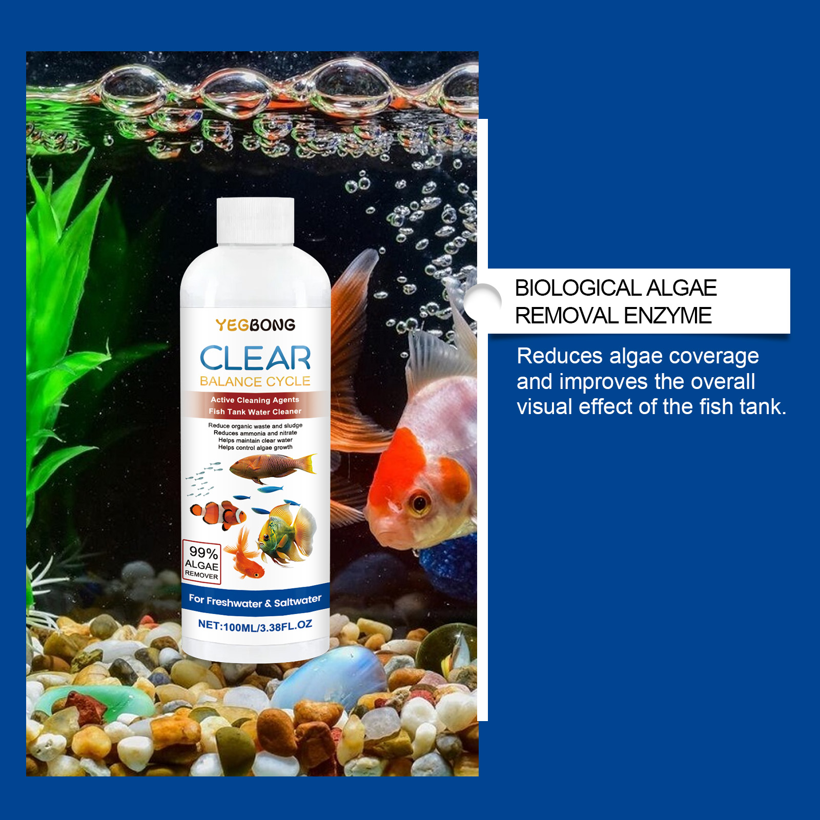 Algae Remover for Fish Tanks,  - đánh giá và giá Aquarium Fish Green