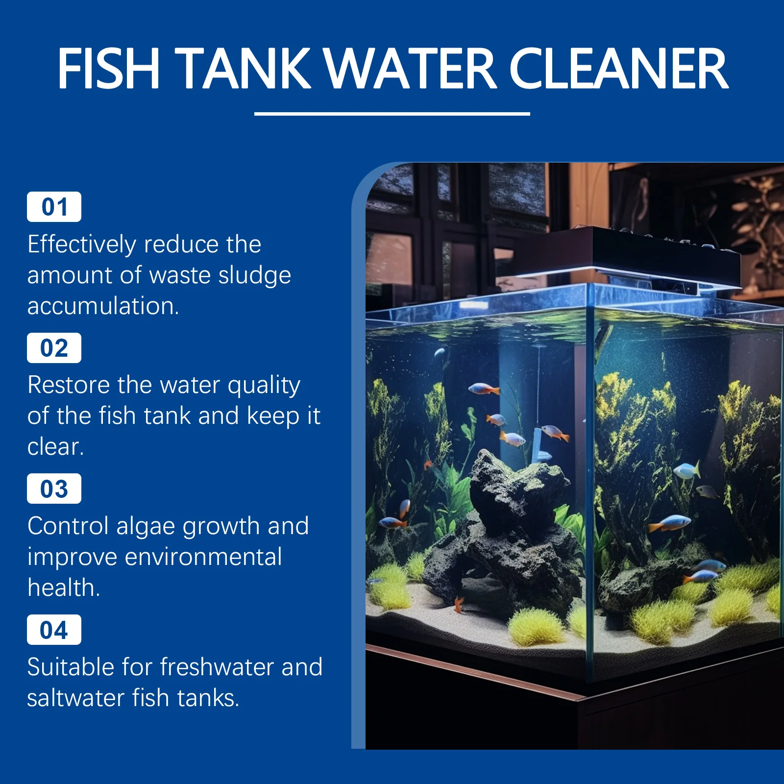Algae Remover for Fish Tanks,  - đánh giá và giá Aquarium Fish Green