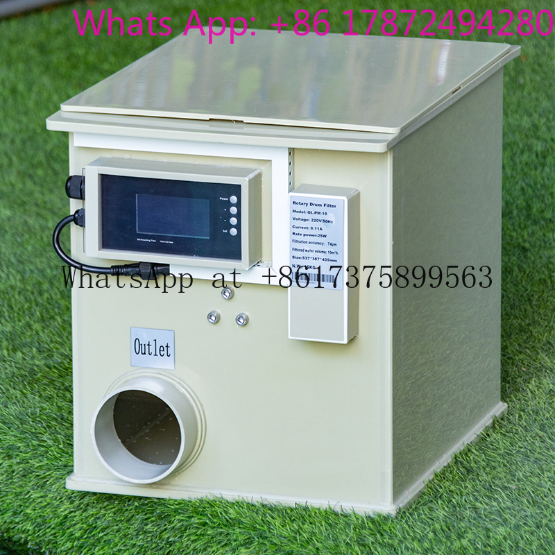 10m³/h (10t) PP Drum Filter Qi - đánh giá và giá Aquarium Fish And Price