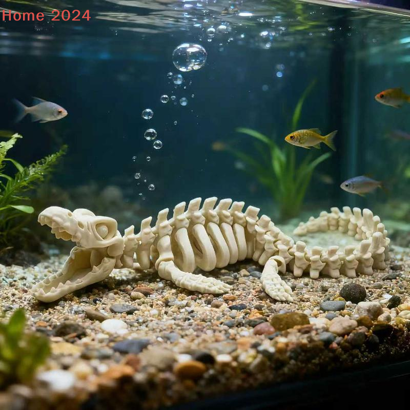 1Pcs Large Dinosaur Bone Repli - đánh giá và giá Aquarium Fish Cichlid