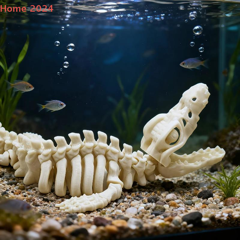 1Pcs Large Dinosaur Bone Repli - đánh giá và giá Aquarium Fish Cichlid