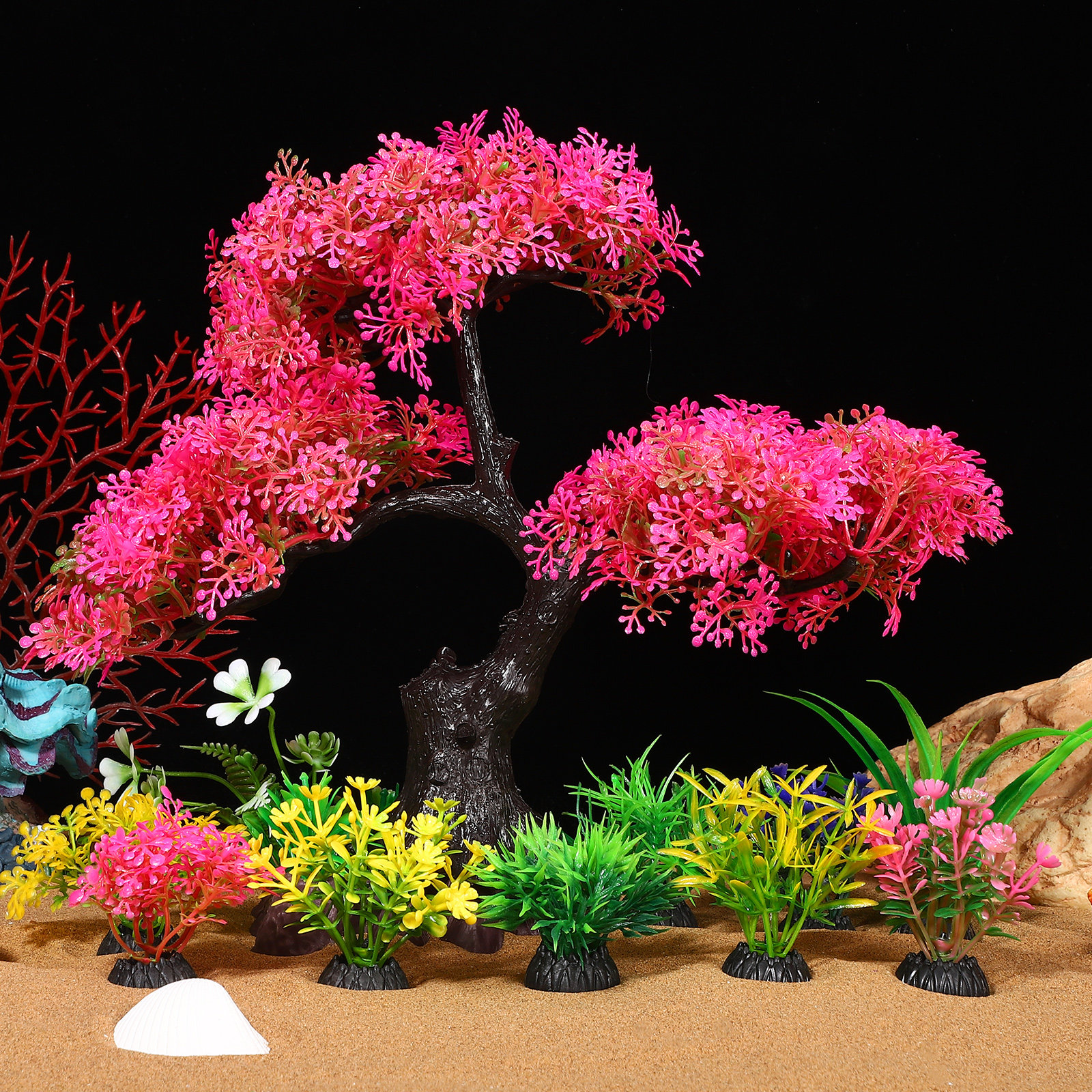 10Pcs Realistic Aquarium Plant - đánh giá và giá Aquarium Fish Artificial