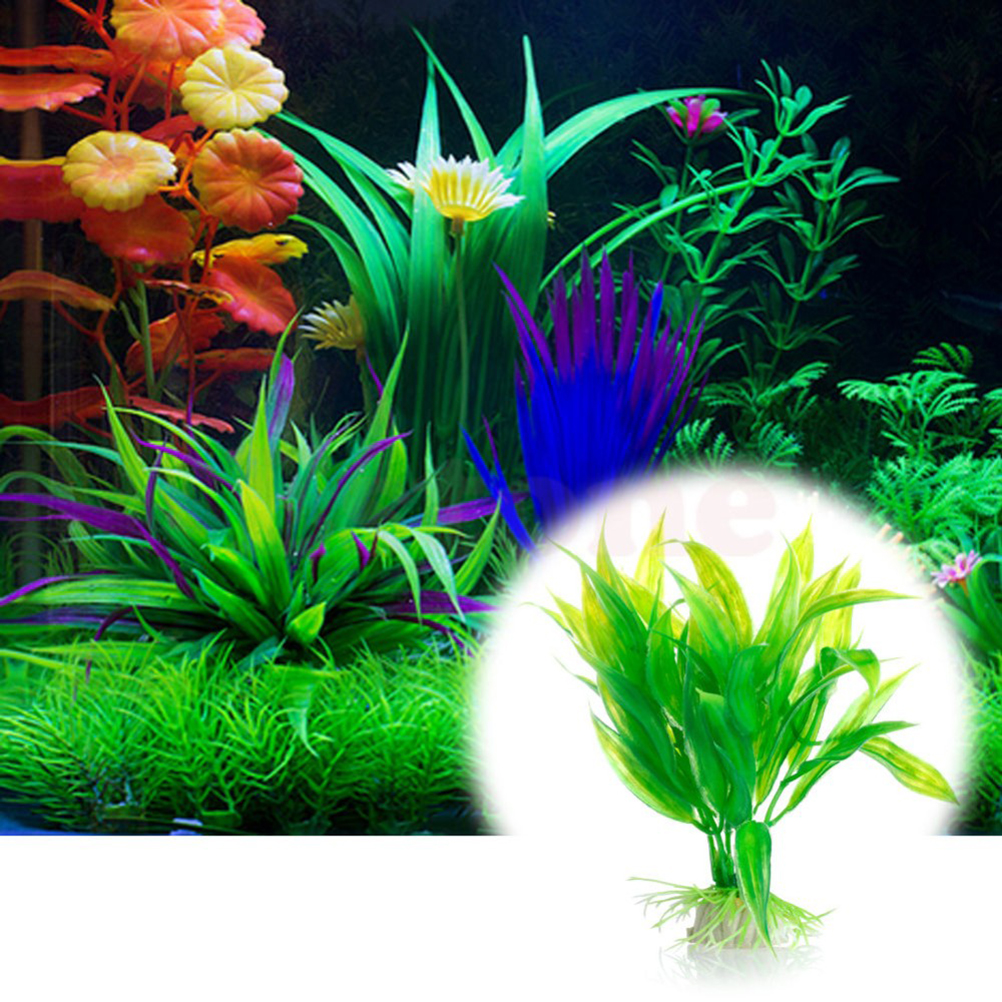 15CM/10CM Underwater Artificia - đánh giá và giá Aquarium Fish Green