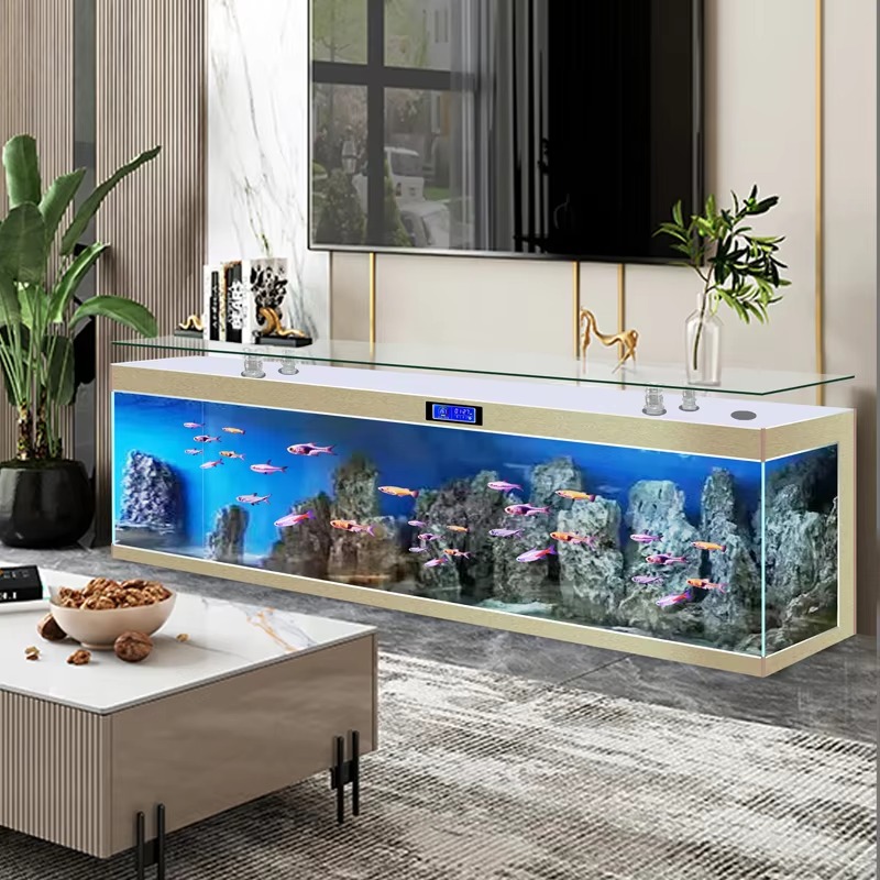 Square TV Stand Fish Aquarium  - đánh giá và giá Aquarium Fish Low Maintenance