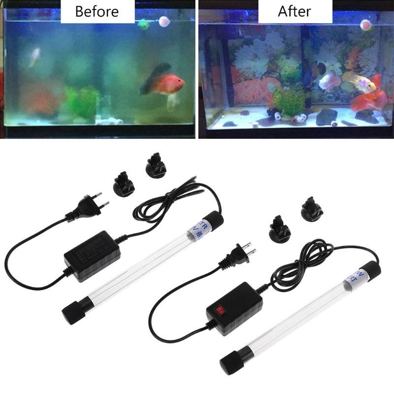 5/7/9/13W UVC Aquarium Clean L - đánh giá và giá Aquarium Fish Tank Cleaner