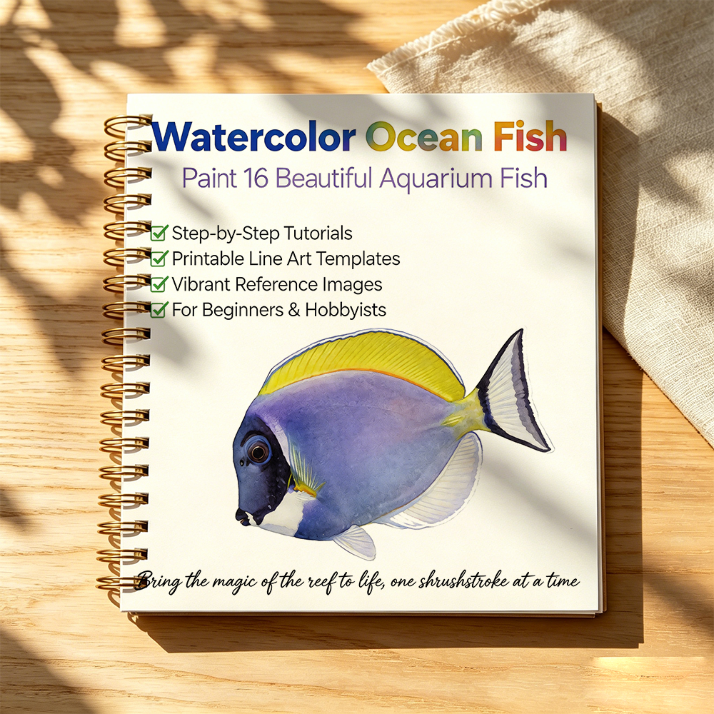 Beginner Watercolor Drawing Bo - đánh giá và giá Fish Aquarium Guide
