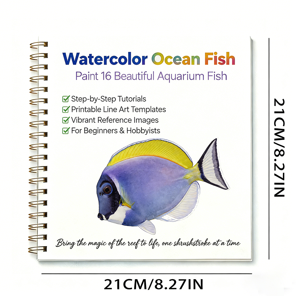 Beginner Watercolor Drawing Bo - đánh giá và giá Fish Aquarium Guide