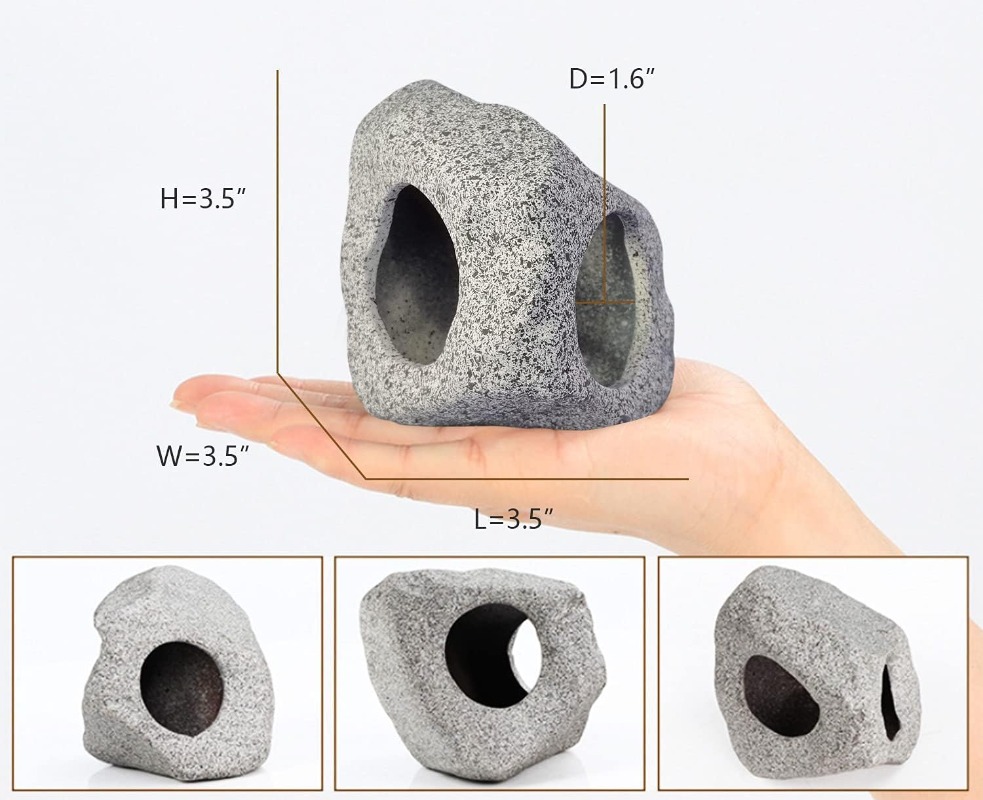 Fish Tank Cave Stone Landscapi - đánh giá và giá Aquarium Fish Cichlid