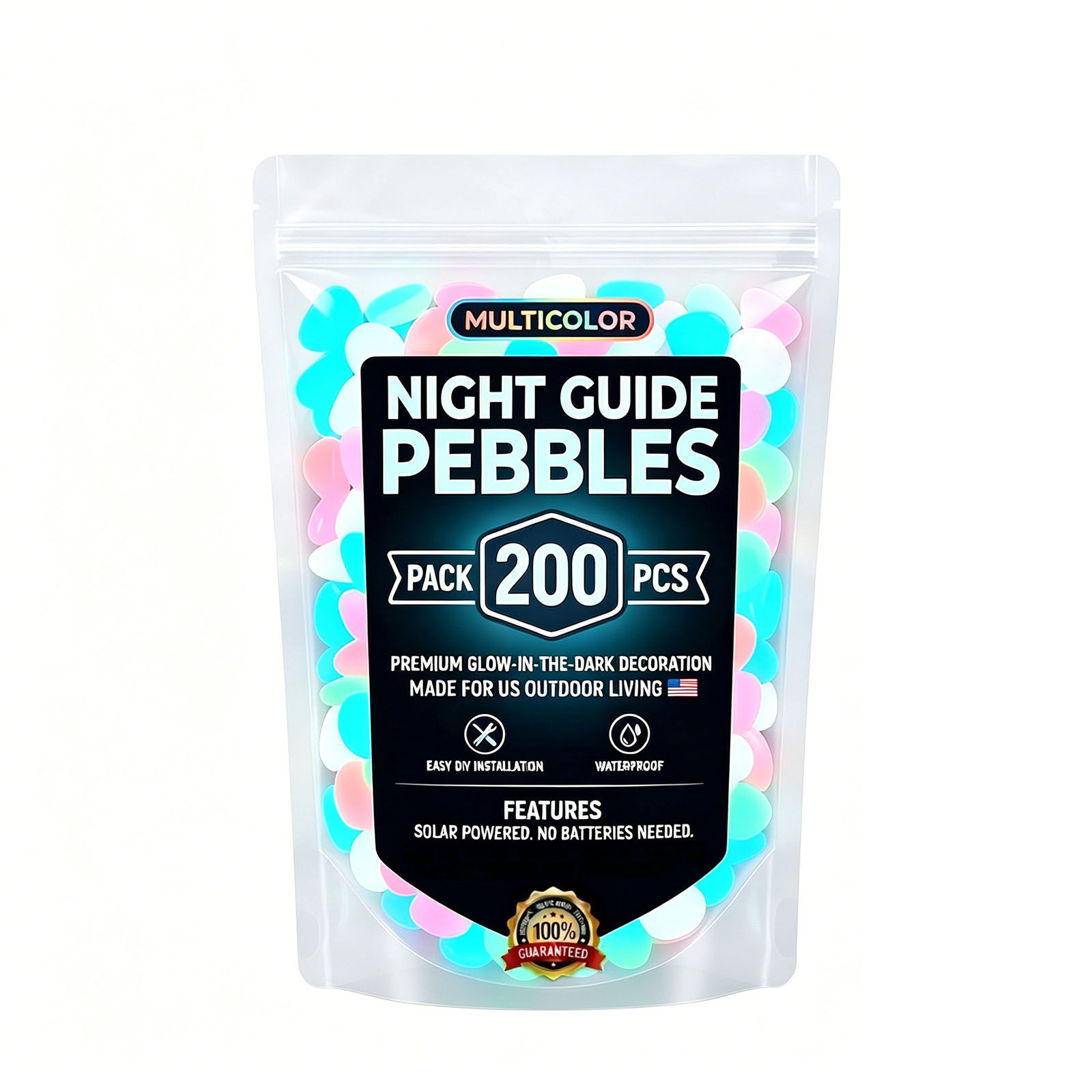 200/400pcs Night Guide Pebbles - đánh giá và giá Fish Aquarium Guide