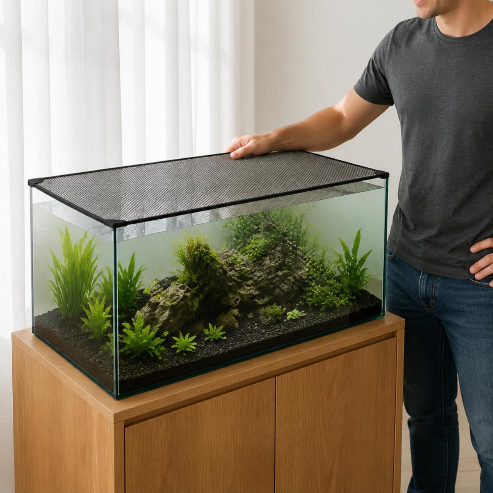 Fish Aquarium Net Cover Quick  - đánh giá và giá Aquarium Fish Net