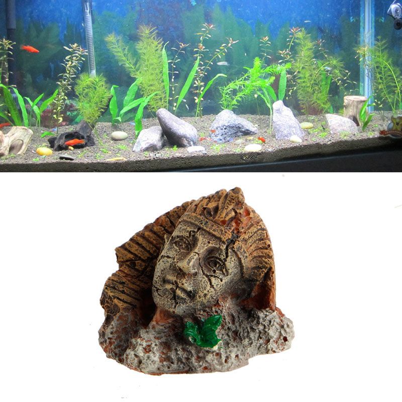 Egyptian Pharaoh Sphinx Resin  - đánh giá và giá Aquarium Fish Cichlid